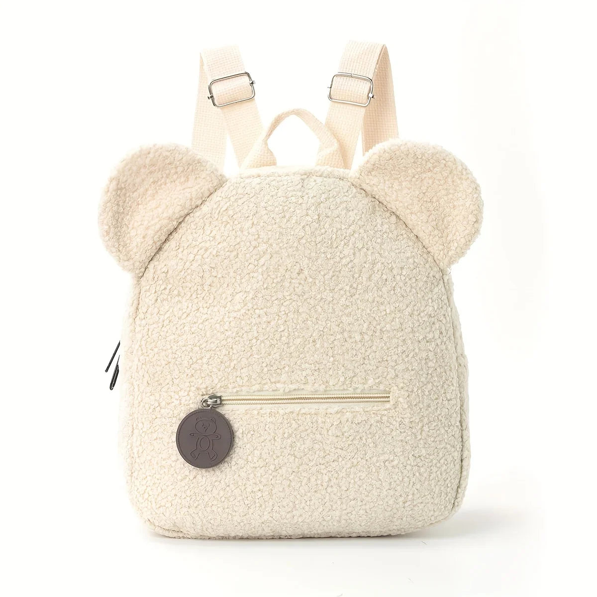 Cute Bear Plush Backpack Embroidered Name Autumn Winter Kids Outdoor Shoulder Bags Custom Personalized Children's Gift Bags