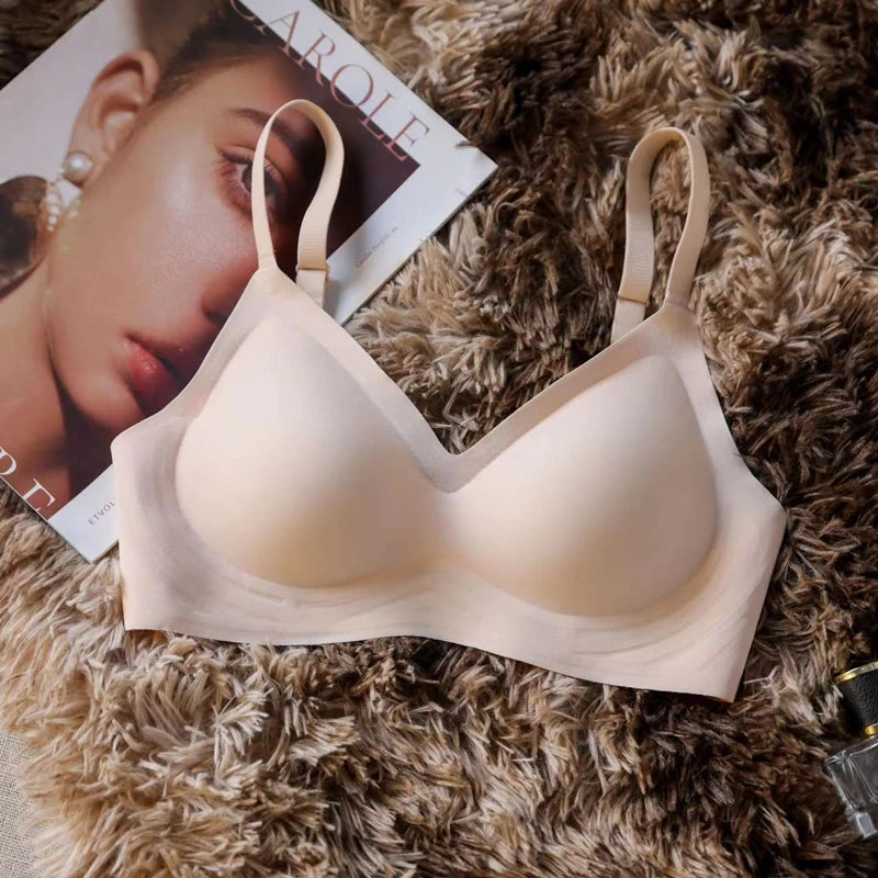 Underwear For Women With Small Breasts, Push-up, No Rims, Soft Support Sports Bra