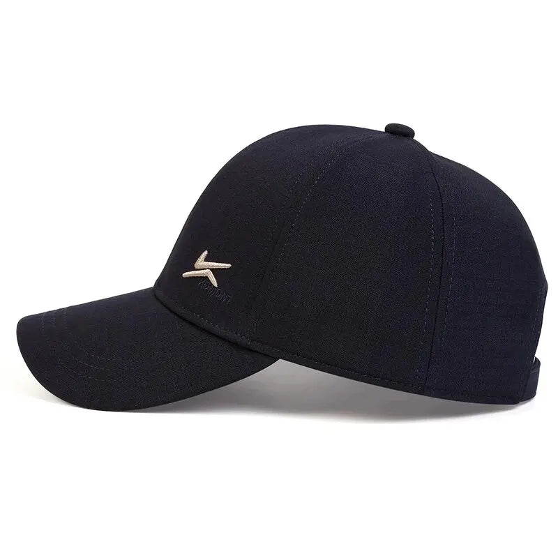 Unisex Two Hook Embroidery Baseball Caps Spring and Autumn Outdoor Adjustable Casual Hats Sunscreen Hat