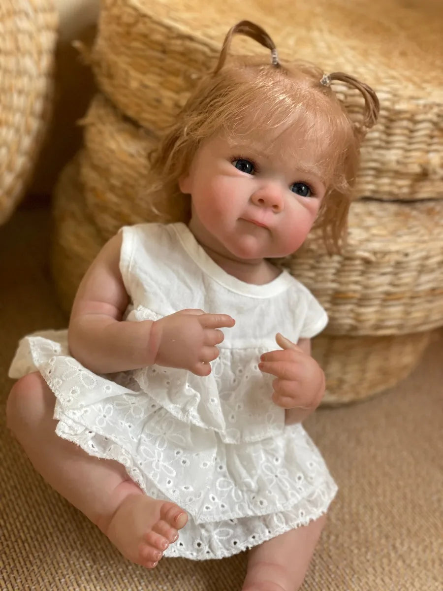 18 Inch Bettie Full Body Soft Girl Reborn Baby Doll With Painted Lifelike Hair Bebe Reborn Toys