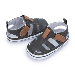 Girl Shoes Sandals Summer Canvas Anti-Slip Rubber Sole Non-slip Toddler