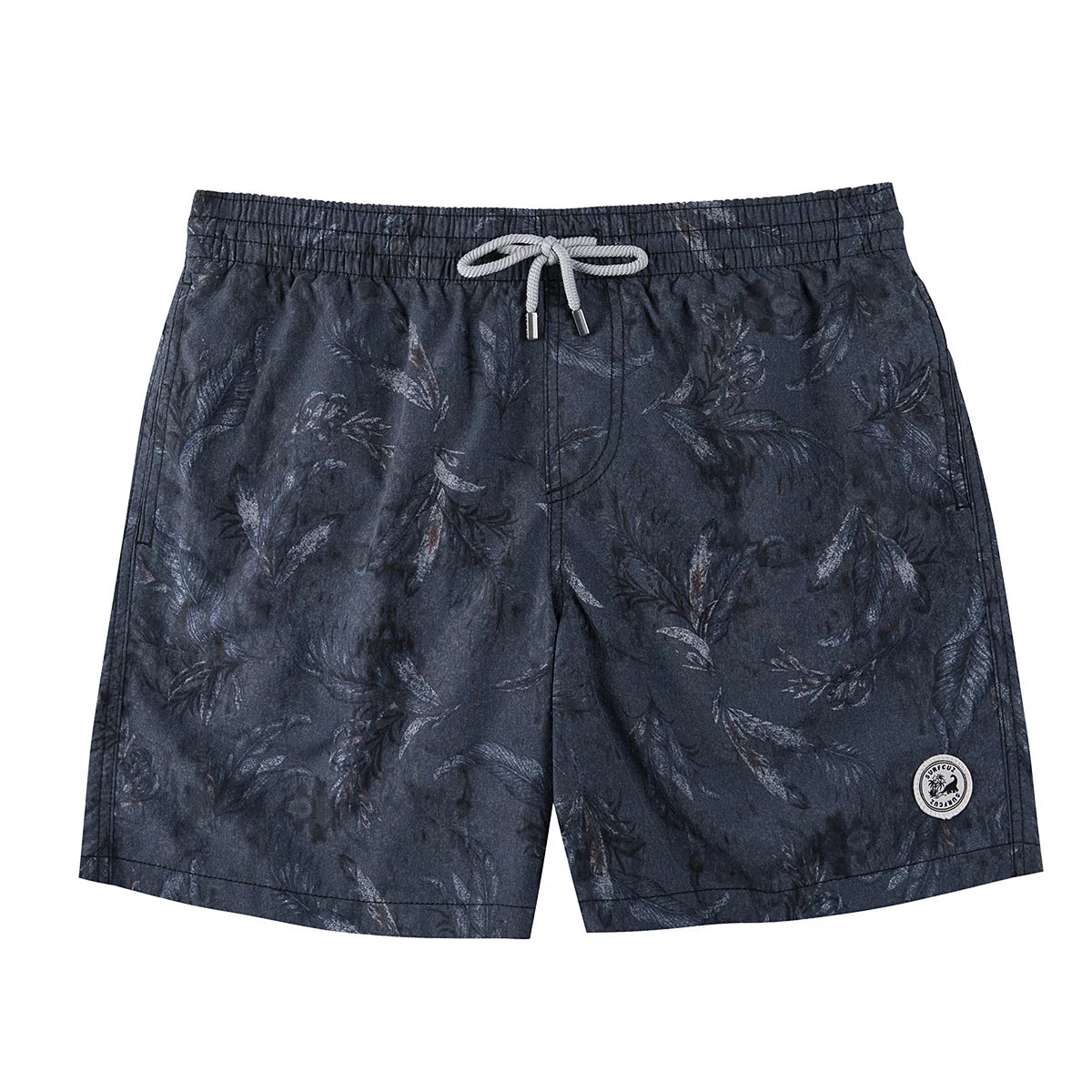 SURFCUZ Beach Men's Swim Shorts Flower 3D Printed Surfing Board Shorts Quick Dry with Mesh Lining and Pockets Struck Shorts