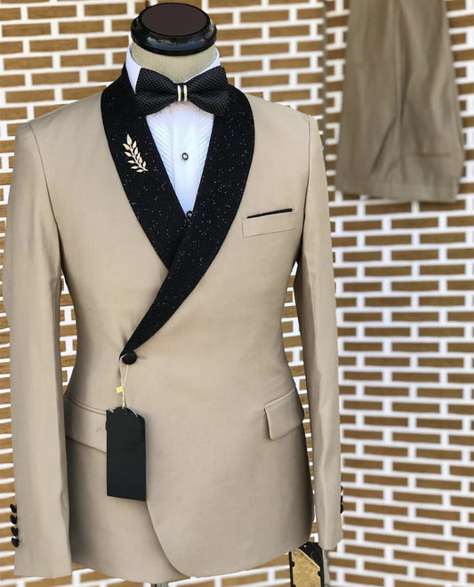 Beach Wedding Outfit Men: 2 Piece Men's Wedding Suit Fashion Men's Slim