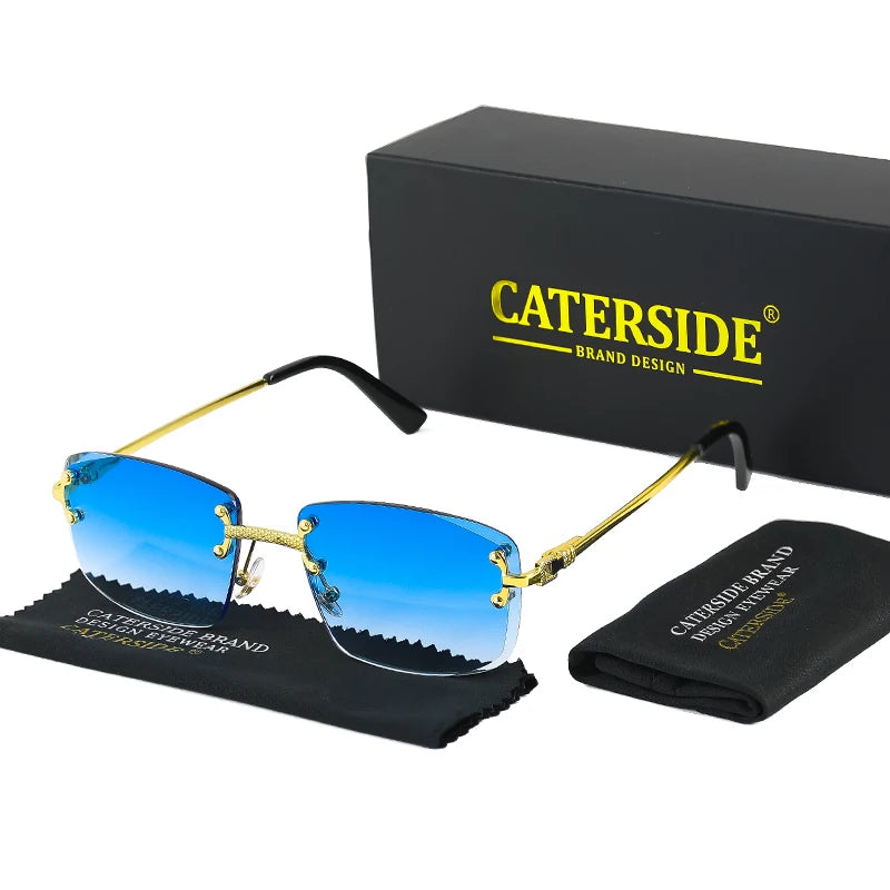 Sunglasses Men Women UV400 Small Gradient Sun Glasses For Men