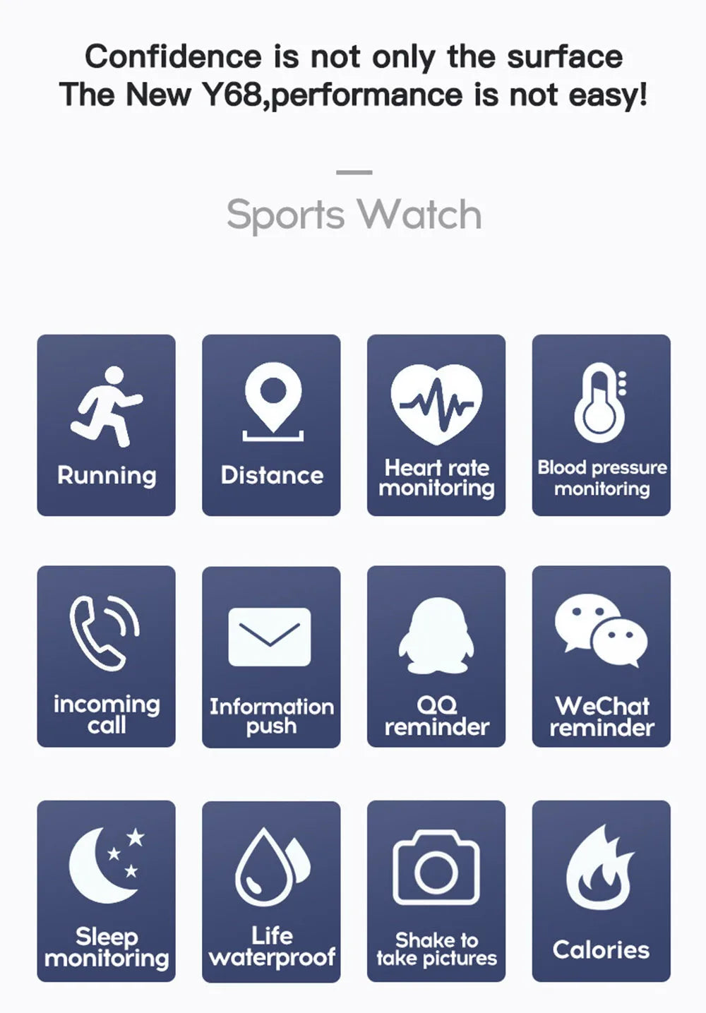 Smart Watch Women Waterproof Wristwatches Men Smartwatch Electronic Clock