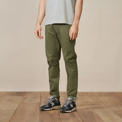 Tapered Pants Men Basic Comfortable Chinos Smart Casual