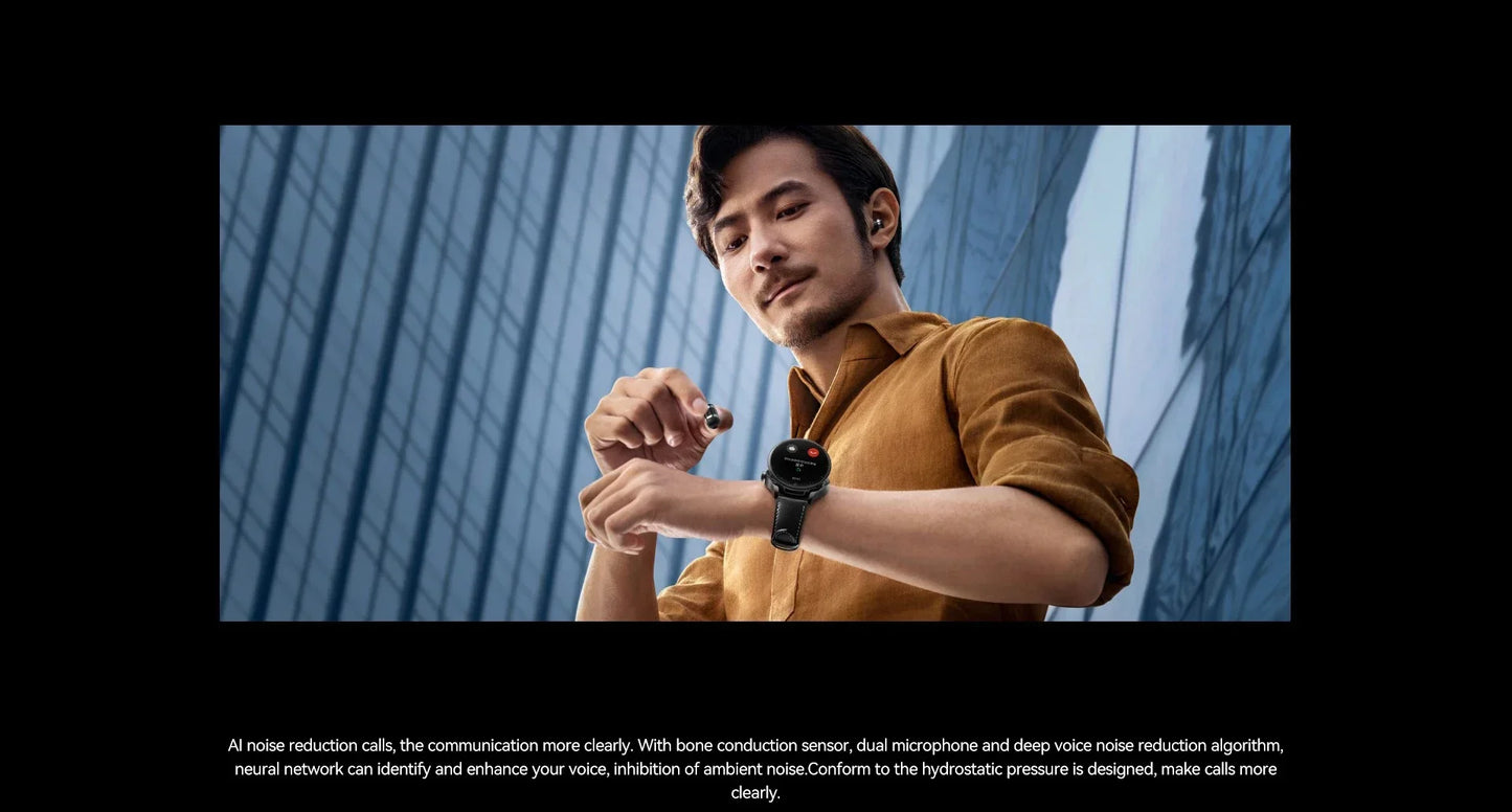Huawei WATCH Buds Headphone  Two-in-One Smart Watch Noise Reduction Call Blood Oxygen Heart Rate Monitoring