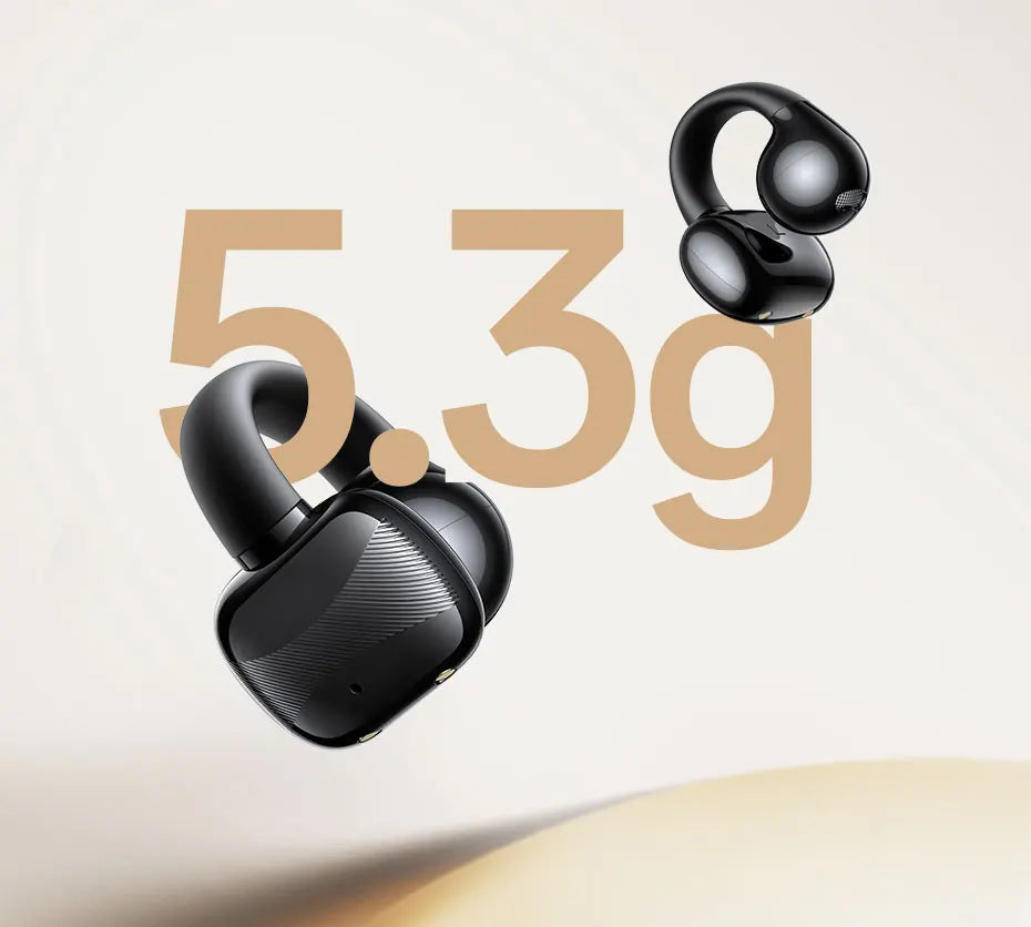 UGREEN Open Ear Clip Wireless Earbuds Bluetooth Sports Earphones Headphones in Mic with Earhooks & Ear Hook
