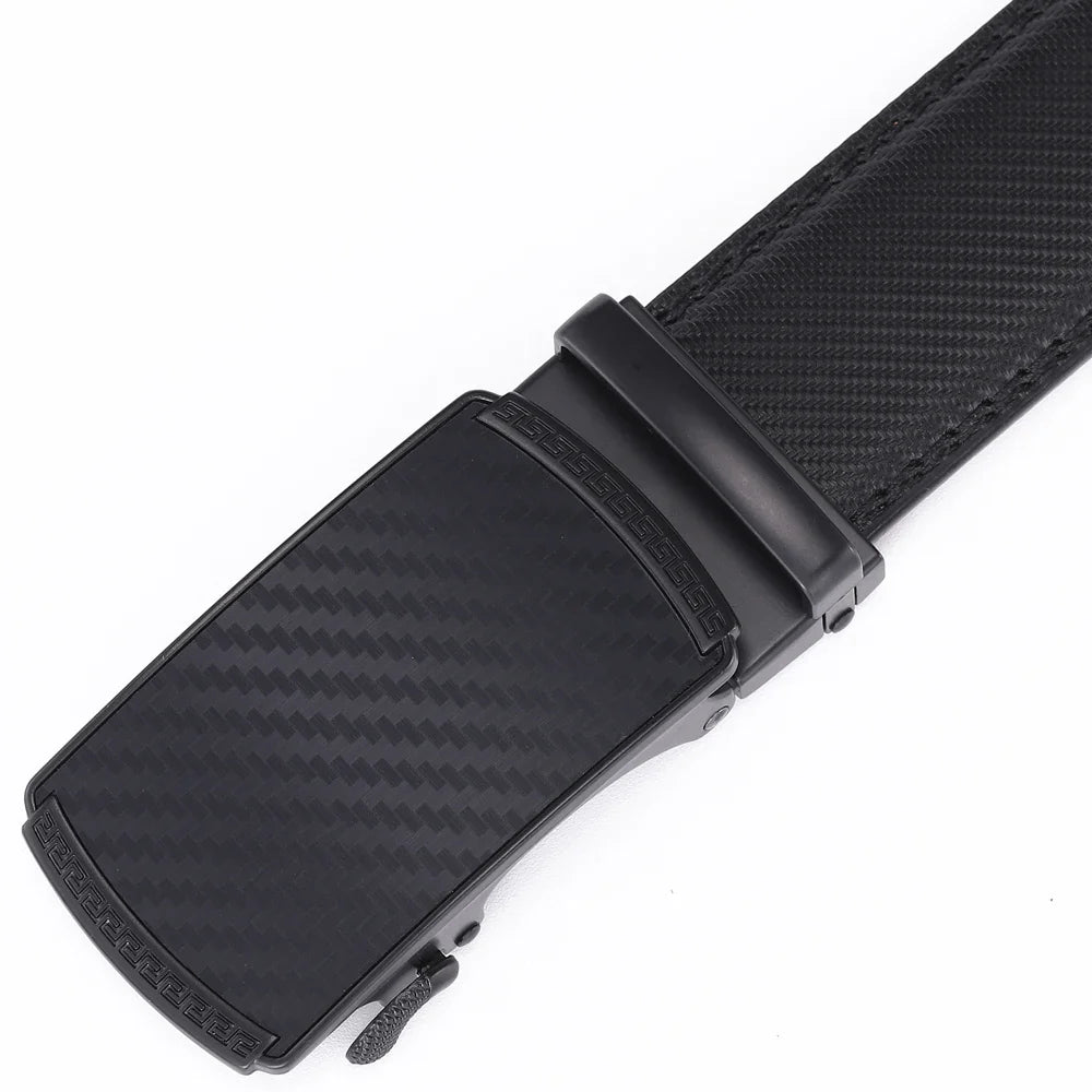 Men Leather Belt Alloy Automatic Buckle Male Belt Man Fashion Belts Genuine Leather Luxury Belts for Men Business Designer Blue