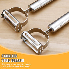 4In1 Multifunctional Vegetable Peeler Fruit Peeler Stainless Steel Vegetable Cutter Melon