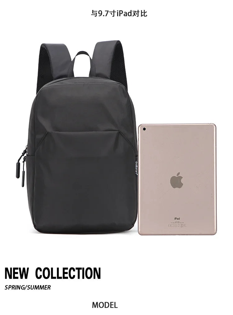 Mini Canvas Men's Backpack Fashion Black Rucksack School Bag for Man Small Japanese Male Bagpack Travel Waterproof Backpacks