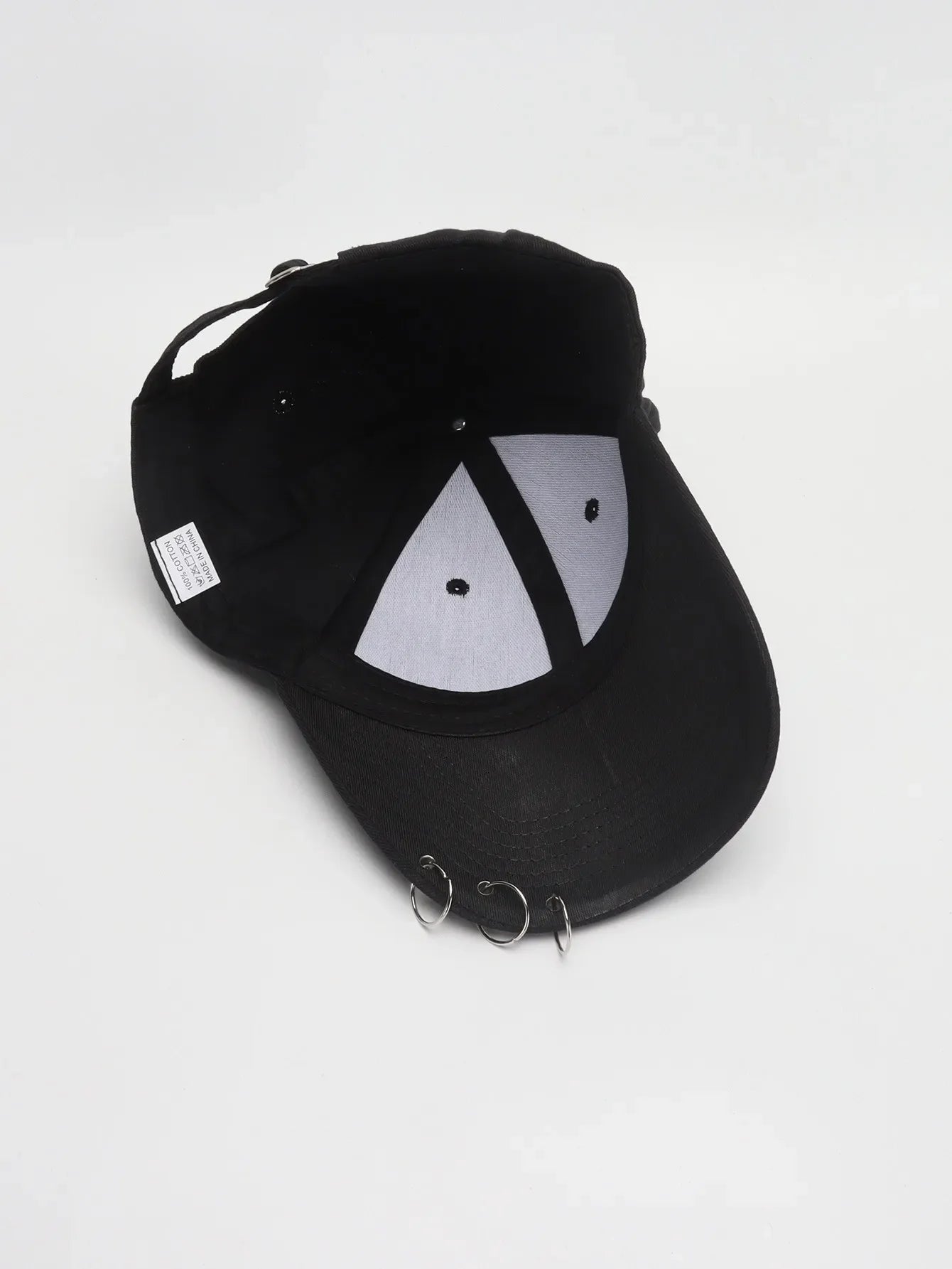COKK Hip Hop Women's Baseball Cap With Ring Circle Snapback Hats For Men Women Unisex Dad Hat Adjustable Kpop Korean Style Gorra
