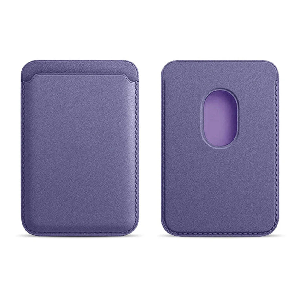 For Magsafe Wallet Card Holder Case For Apple iPhone 17 16 15 14 13 12 Pro Max Magnetic Leather Bag Adsorption Cover Accessory