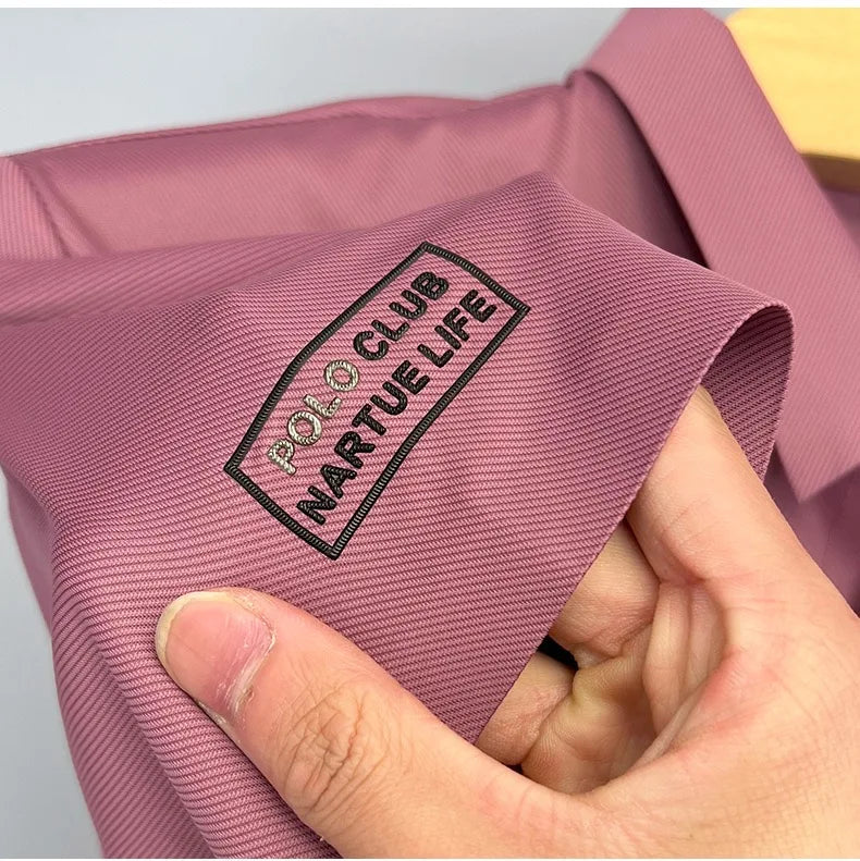 Brand high-end ice silk short sleeved men's POLO shirt 2024summer fashionable embroidery design top breathable and cool T-shirt