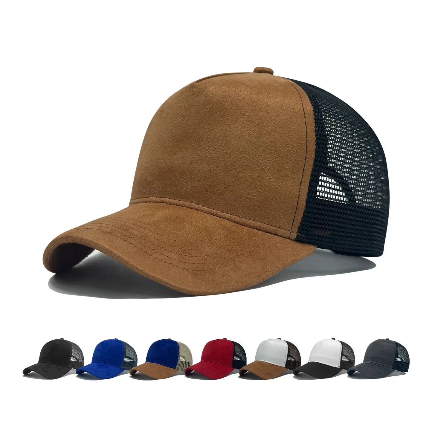 New Summer Mesh Baseball Cap Women Men Letter Patch Snapback Hat Casual Breathable Unisex Street Hip Hop Trucker Caps