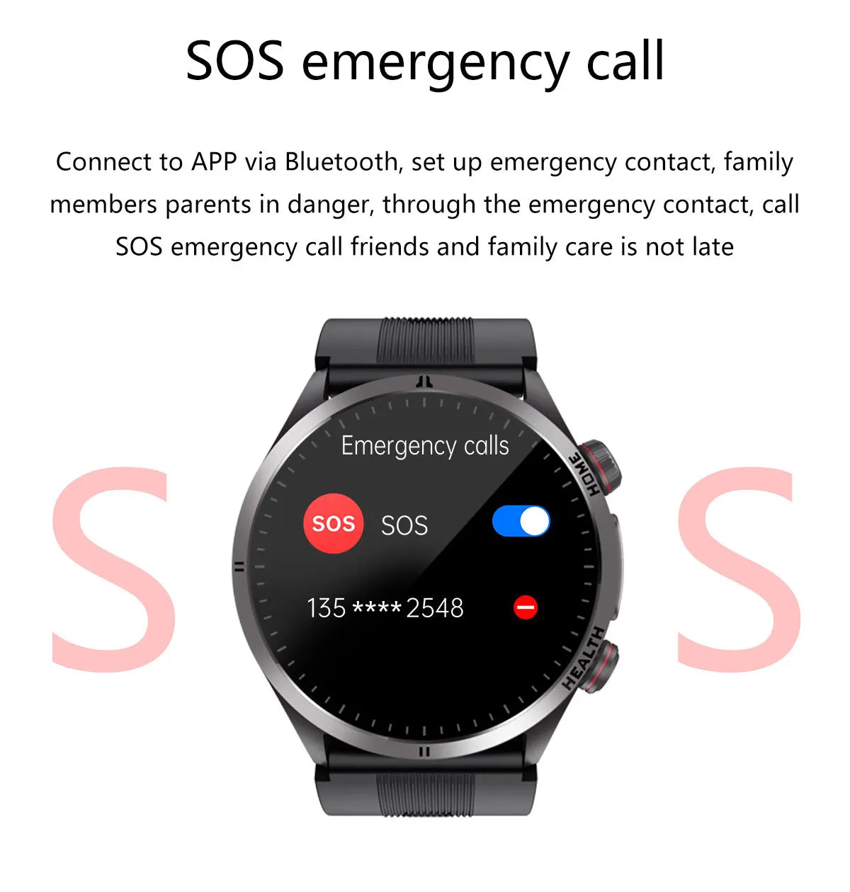 2026New NFC Health Smart Watch Men Air Pump+Air Bag Precise Blood Pressure Fat Measurement Voice Call SmartWatch For Android IOS