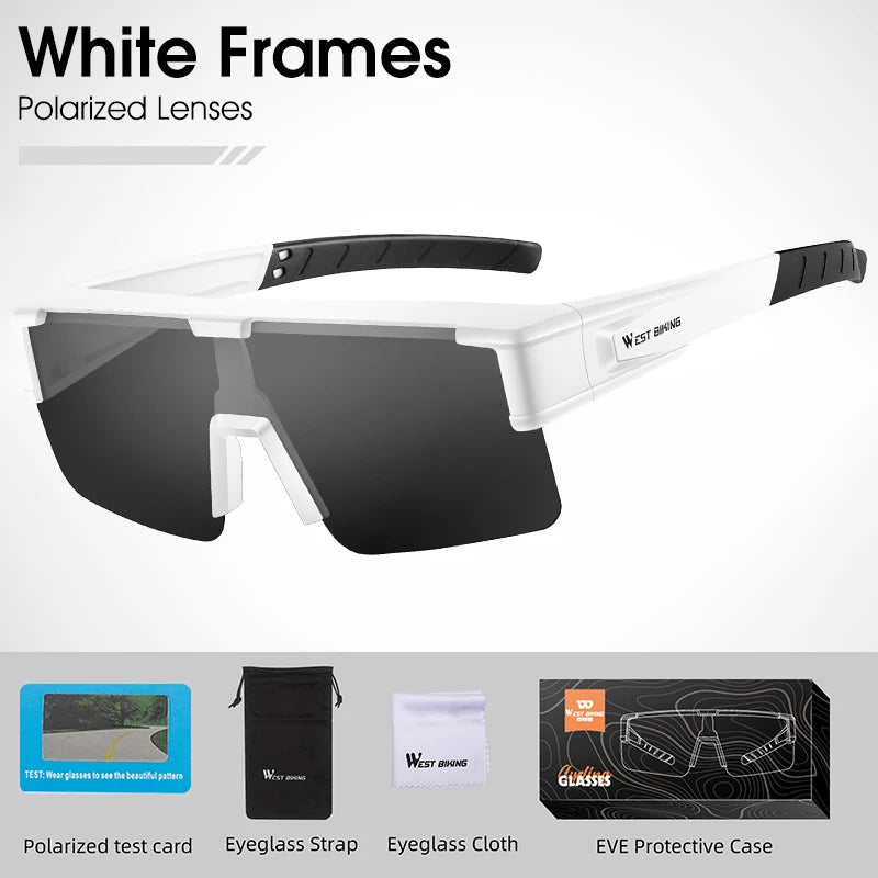 Sunglass Photochromic Cycling Glasses Men Women Fit Over Myopia Glasses