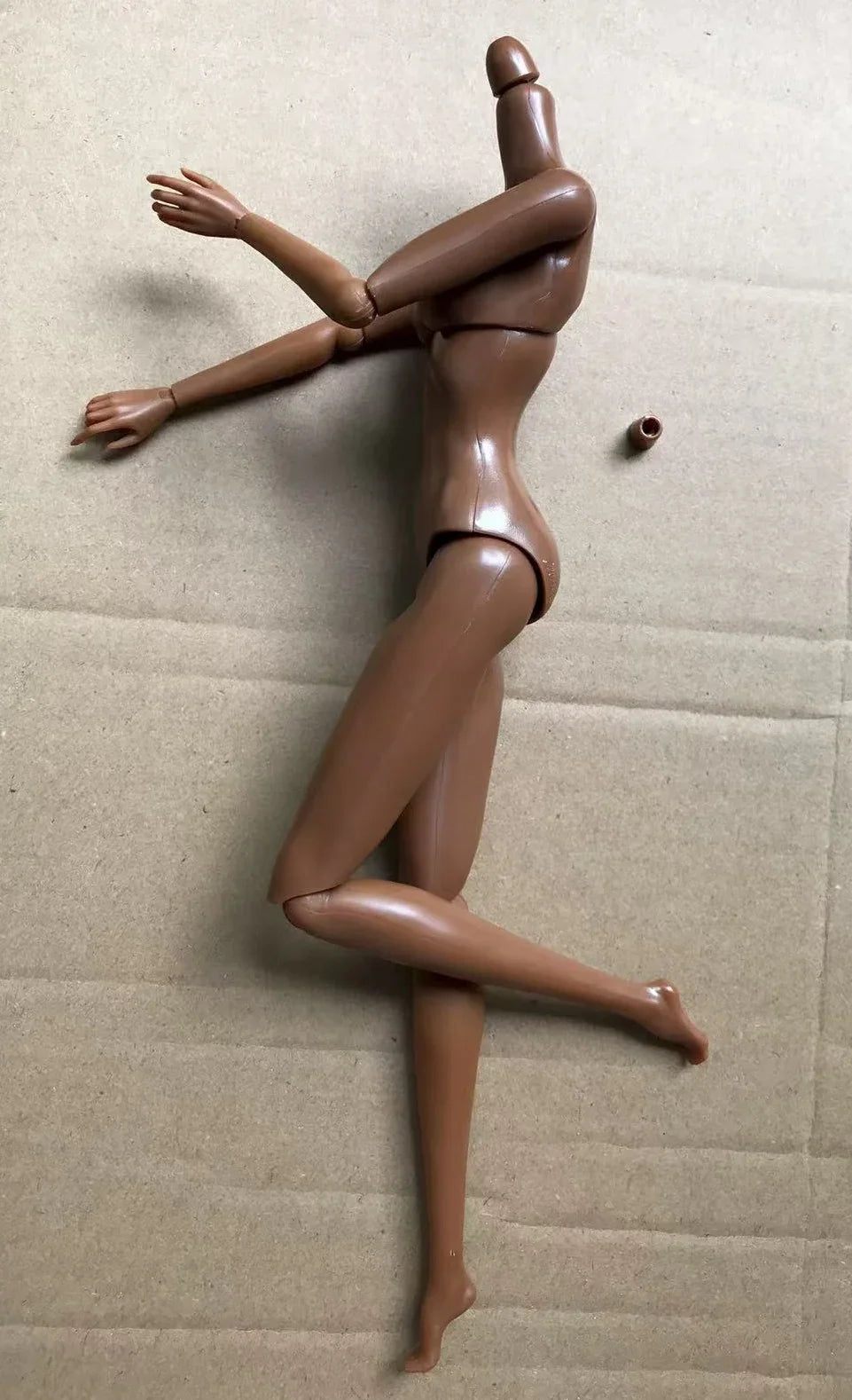 MENGF 12 Joints Movable Doll Body Pink Red White Beige Brown Coffee Green Color Doll Figures 28CM Super Model For FR IT Heads