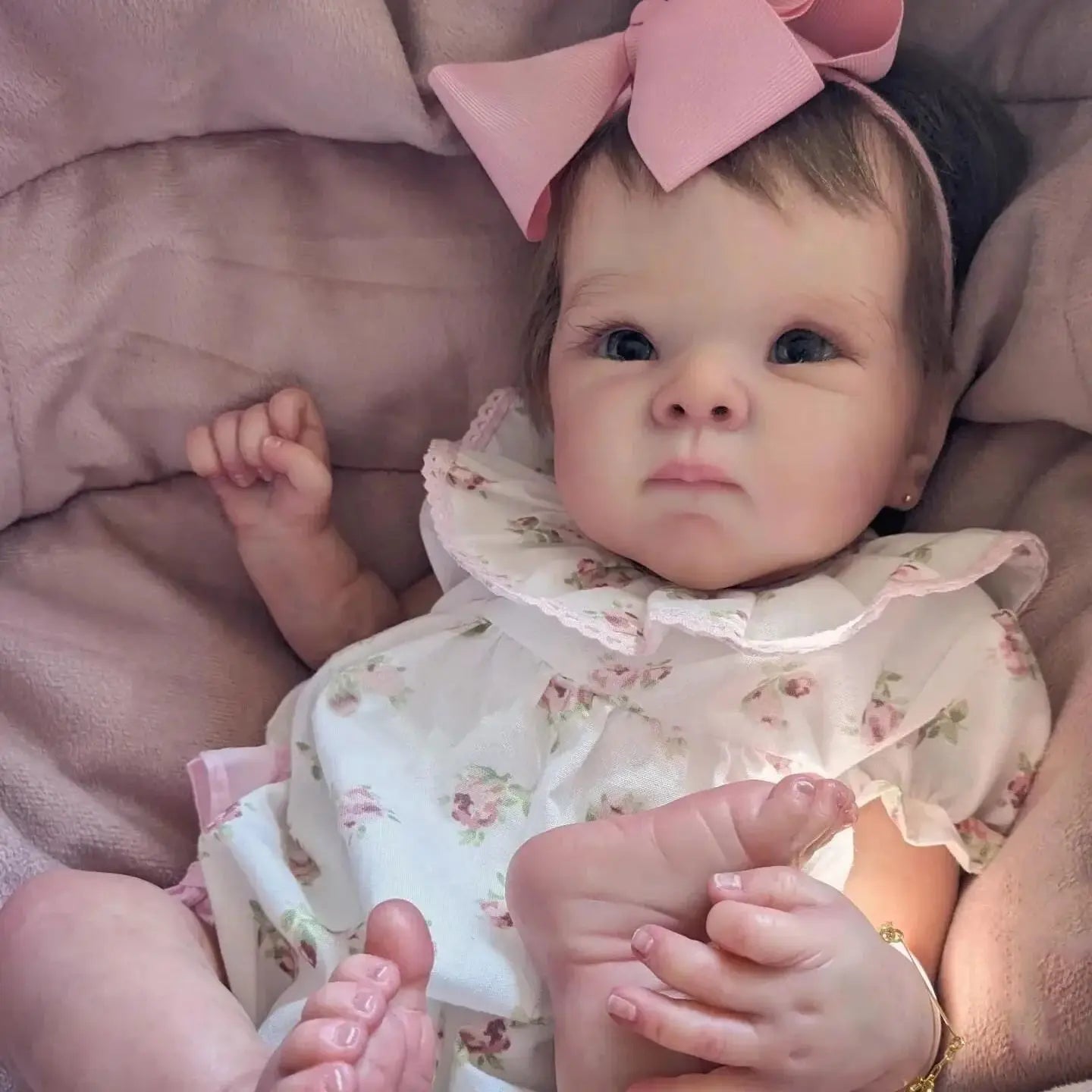 50cm Cuddly Bettie Bebe Reborn Doll With Rooted Hair Soft Cloth Body High Quality Painted With Visible Veins Reborn Doll