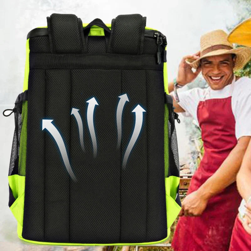 Refrigerator Bags Soft Insulated Cooler Backpack Thermal Isothermal Fridge Travel Outdoor Beach Ice Beer Backpack 30L