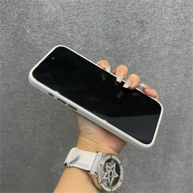 Magnetic Leather Case For iPhone 17 Pro Max 17 Ari MagSafe Silicone Border Protect Back Cover Shell With Ai Button Bumper