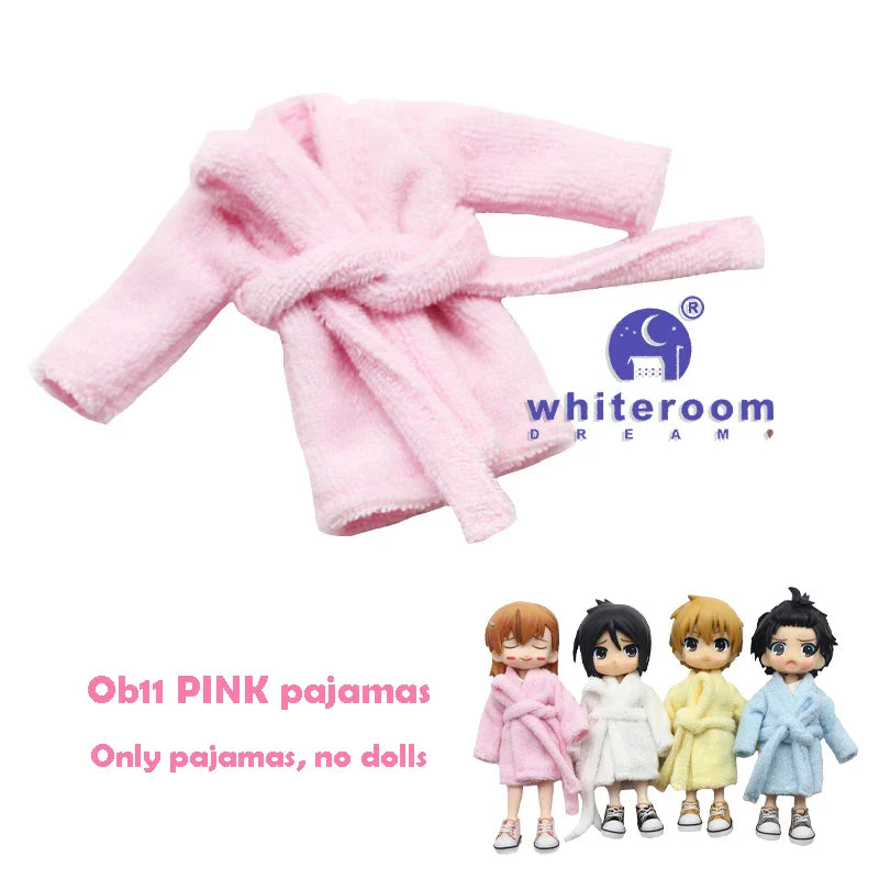 Mini Ob11 Bjd Doll Accessories Obitsu 11 Clothes Dolls For Girls Boy Toys Baby Kawaii Anime Toy Cute Items Miniature Costume