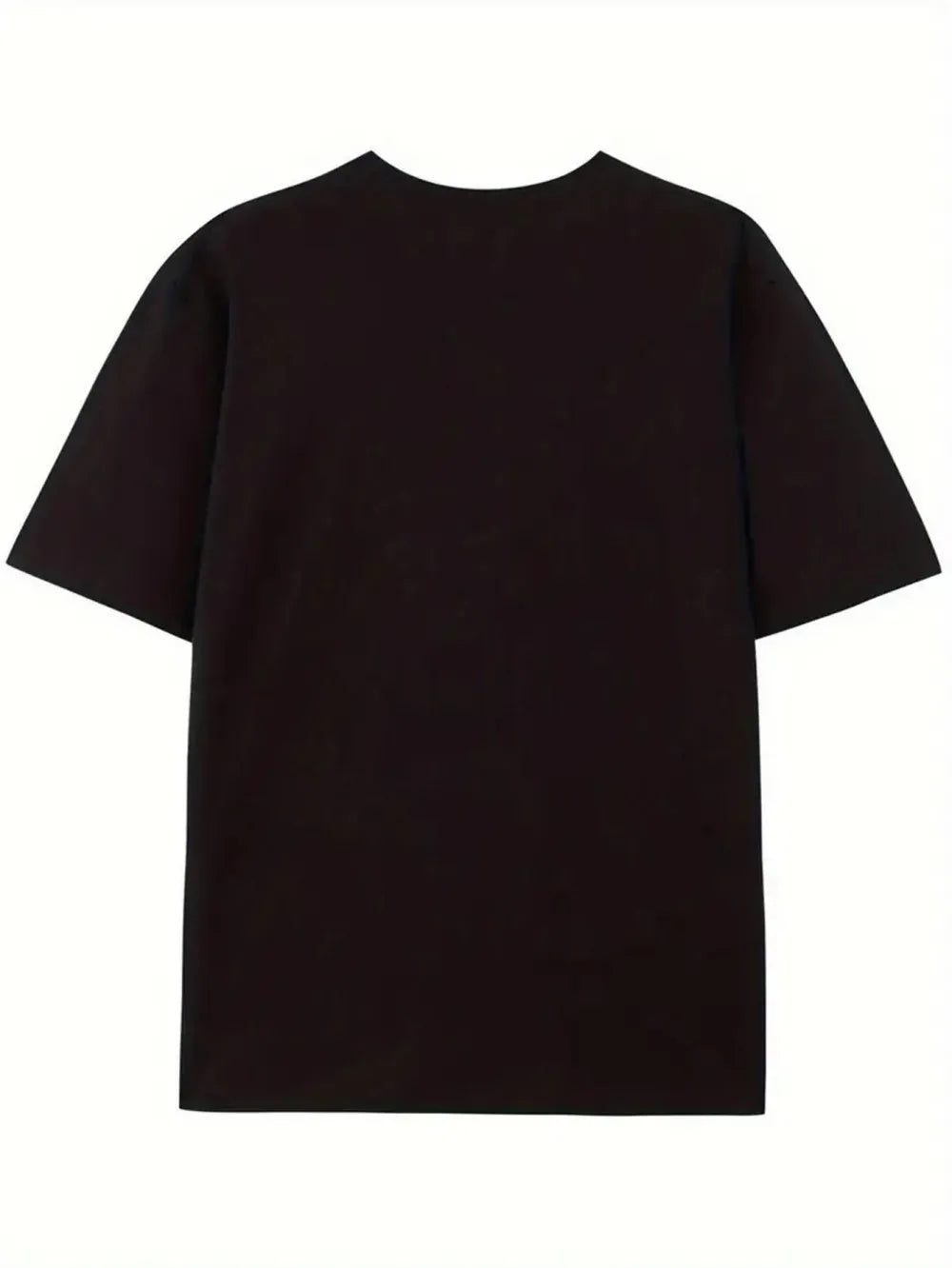 European and American men's summer retro little angel print comfortable and breathable round neck T-shirt outdoor street fashion