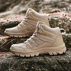 Men Boots Tactical Military Boots Outdoor Hiking Boots Spring Men's Work Shoes