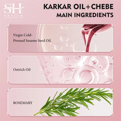 Growth Oil Karkar Fast Regrowth Thicken Oil Chebe Anti-Breakage Essential Oil Rosemary Anti Hair Loss Products For Man Women