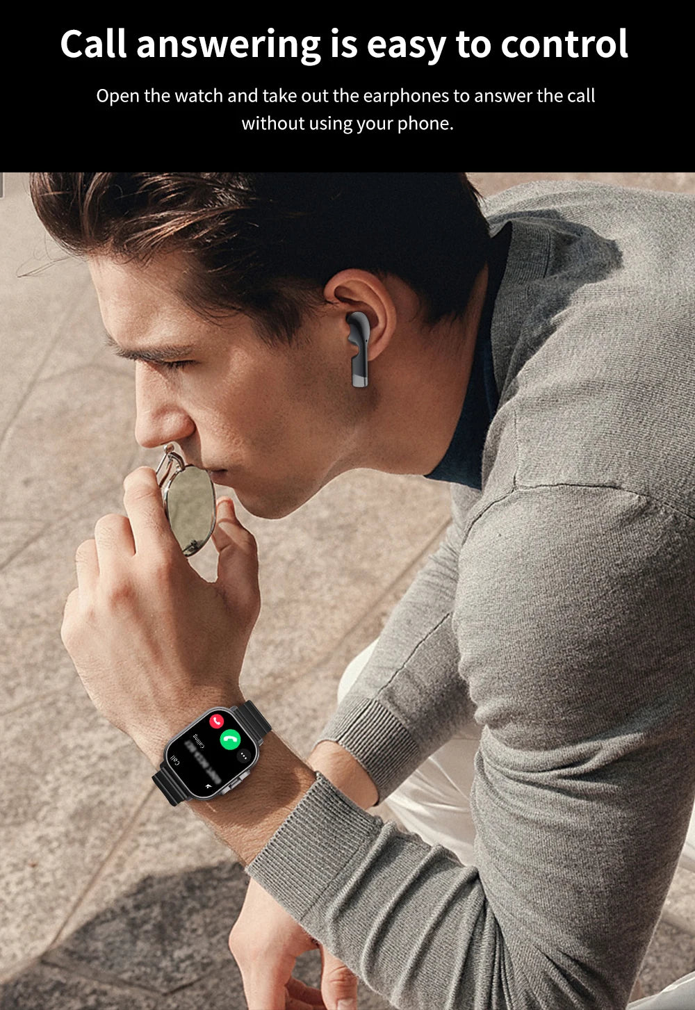 2026 New Smart Watch TWS 2-in-1 Bluetooth Earphones HIFI Sound Quality GPS Heart Rate Bluetooth Call For Men Women Smartwatches