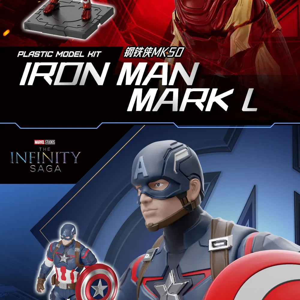 The Avengers Original Fondjoy Iron Man MK50 Iron Spider Thor Thanos Hulk Action Figure Model Movable Figurine Collection Kid Toy