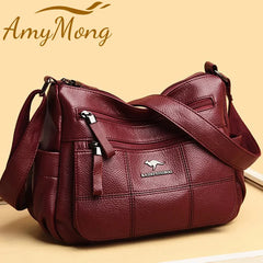 Genuine Brand Leather Sac Handbags Purse Women Bags Designer Shoulder