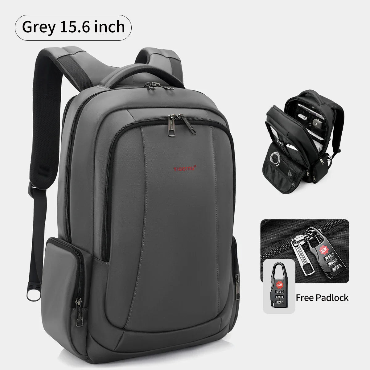 Tigernu Waterproof Nylon Backpack Female Men's Backpack For 15.6 Laptop Notebook Bag Mochilas School Backpacks Bag Male Knapsack