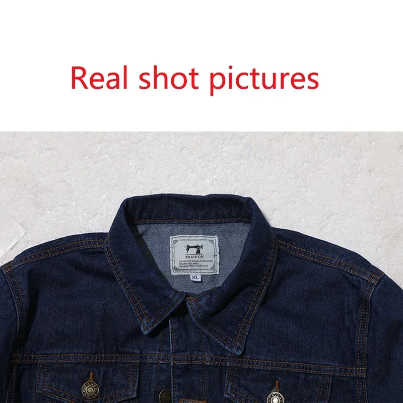 Style Boutique Pure Cotton Fashion Blue Black Mens Casual Denim Jacket