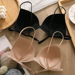 Women Bra Seamless Underwear Women Ultra-thin Thin Shoulder Strap Girls Backless