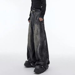 Men's Baggy Jeans Trend Streetwear Personality Original Niche Design Wide