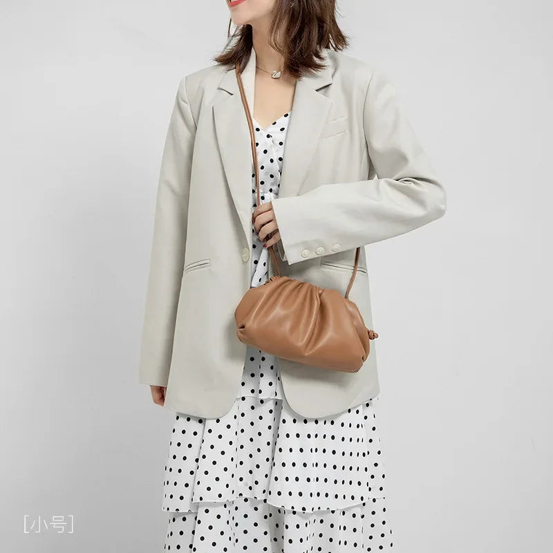 Designer Soft Pu Leather Women Shoulder Bag Small Crossbody Bags