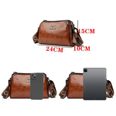 Genuine Soft Leather Luxury Purses Crossbody Bag Designer