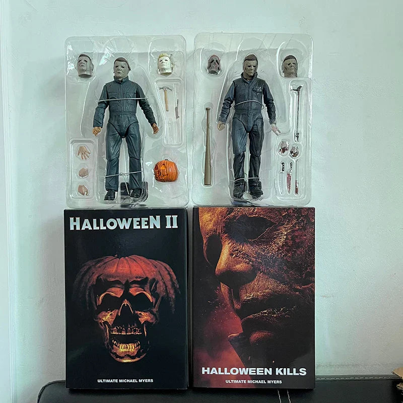 NECA Michael Myers Figure With LED Pumpkin Halloween Ultimate  Action Figure Toy Doll Decor Christmas Gift Halloween Horror Toy