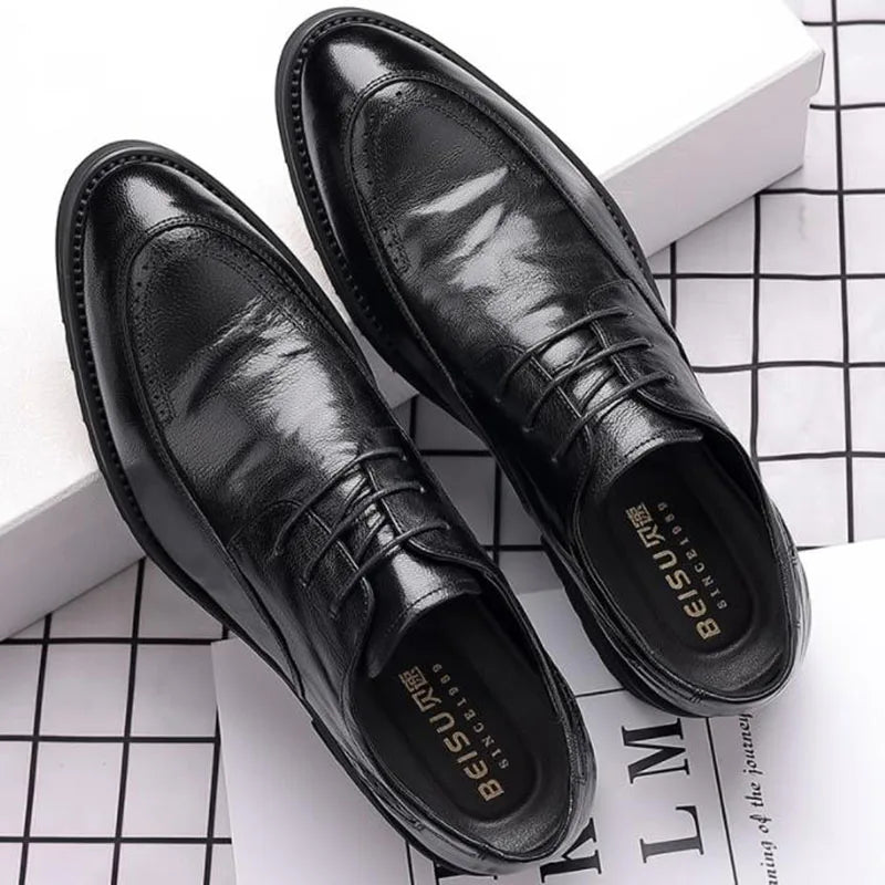 Dress Shoes for Man Shoes Men's Genuine Leather Business Formal Oxfords Footwear Men High Quality Leather Loafers Zapatos Hombre