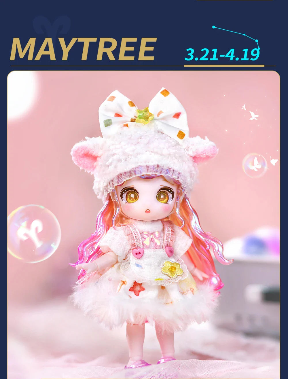 ICY DBS Dream Fairy Season 2 Constellation Maytree OB11 Doll BJD collectible Cute Animal 13cm SD Gift