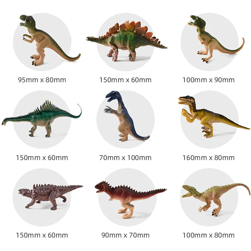 Simulation Dinosaur Toy for Boy Jurassic Models Children Action Figures PVC Tyrannosaurus  World Animals Park Kids 3 Years Gift
