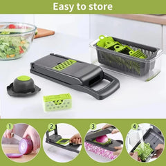 Multifunctional Vegetable Chopper Handle Food Grate Food Chopper Vegetable Slicer