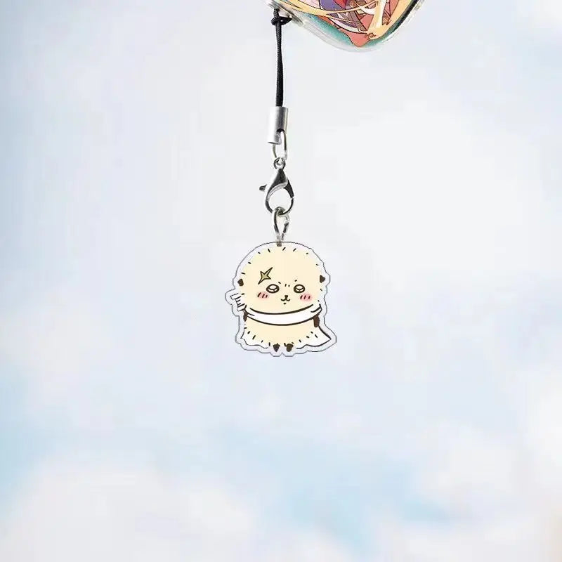 ChiIkawaS Mobile Phone Chain ハチワレ Hachiware うさぎ USAGI ちい/.かわ Mobile Phone Pendant Chain Cute Cartoon Character Small Gift
