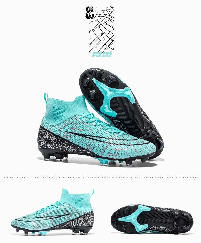 Men Outdoor FG/TF Football Boots Futsal Professional Unisex Soccer Shoes