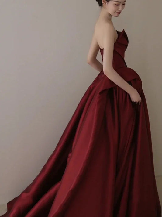 Evening wear Dresses: Evening Dresses Niche Wedding Party Dress Temperament