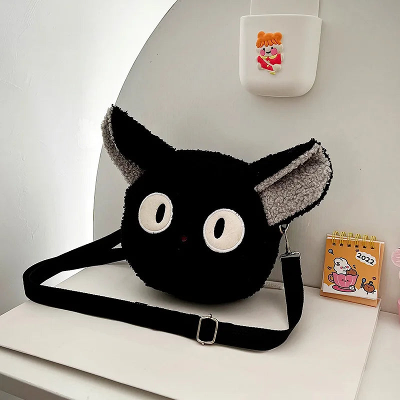 Japanese Style Kawaii Bag Women Cartoon Plush Shoulder Bag For Women