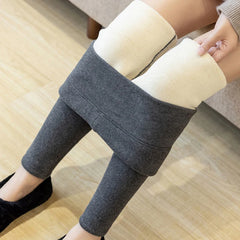 Women Winter Thicken Leggings Warm Fleece Pants Female Thermal Leggins