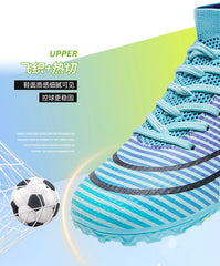 Childrens Football Shoes for Kids Professional Futsal Artificial Grass Sports Soccer Shoes