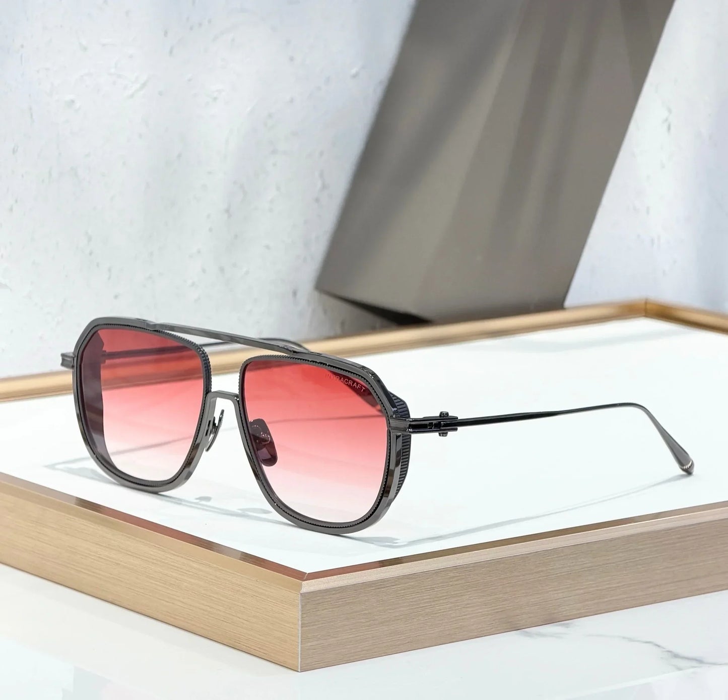 ADITA INTRACRAFT DTS165 Top Quality Sunglasses for Men Classic Women Luxury Brand Designer sun glasses UV400 With box
